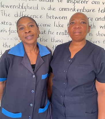 Anna Physios cleaning and coffee crew photo